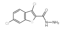 3,6-dichloro-1-benzothiophene-2-carbohydrazide Structure
