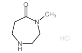 4-甲基-1,4-二氮杂环庚烷-5-酮盐酸盐结构式