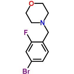 4-(4-Bromo-2-fluorobenzyl)morpholine Structure