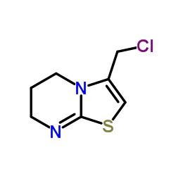 3-(Chloromethyl)-6,7-dihydro-5H-[1,3]thiazolo[3,2-a]pyrimidine Structure