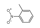 1-methyl-2-nitro-benzene, radical anion Structure
