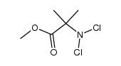 methyl-α-N,N-dichloroaminoisobutyrate Structure