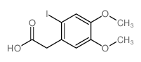 2-(2-iodo-4,5-dimethoxy-phenyl)acetic acid Structure