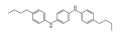 N,Nμ-Bis(4-butylphenyl)benzene-1,4-diamine Structure