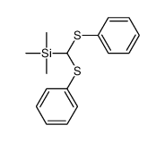 bis(phenylsulfanyl)methyl-trimethylsilane Structure