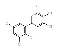 2,3,3',4',5,5'-Hexachlorobiphenyl Structure