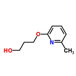3-[(6-Methyl-2-pyridinyl)oxy]-1-propanol Structure