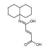 4-(2,3,4,5,6,7,8,8a-octahydro-1H-naphthalen-4a-ylamino)-4-oxobut-2-enoic acid结构式