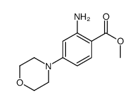 Methyl 2-Amino-4-morpholinobenzoate Structure
