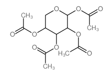1,2,3,4-四-O-乙酰-β-D-吡喃木糖结构式