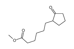 methyl 6-(2-oxocyclopentyl)hexanoate结构式