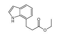 Ethyl 3-(1H-indol-7-yl)propanoate结构式