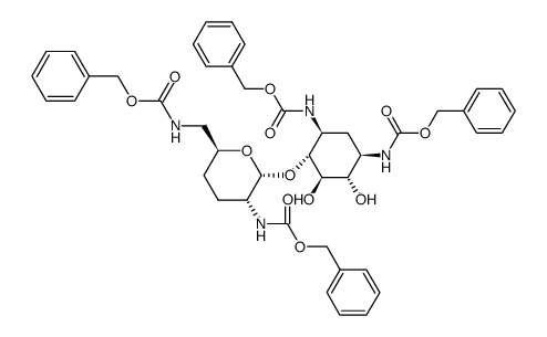 1,3,2',6'-tetrakis-N-benzyloxycarbonylgentamine C1a Structure