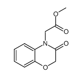 methyl 2-(3-oxo-2,3-dihydro-4H-1,4-benzoxazin-4-yl)acetate Structure