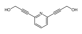 3-[6-(3-hydroxyprop-1-ynyl)pyridin-2-yl]prop-2-yn-1-ol Structure