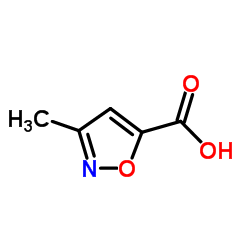 3-甲基异恶唑-5-甲酸结构式