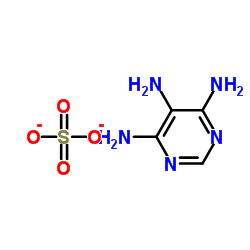 4,5,6-Pyrimidinetriamine sulfate Structure