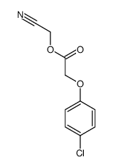 cyanomethyl 2-(4-chlorophenoxy)acetate Structure