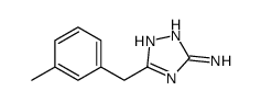 5-(3-甲基苄基)-4H-1,2,4-三唑-3-胺结构式