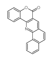 benzo[h]chromeno[4,3-b]quinolin-6-one Structure
