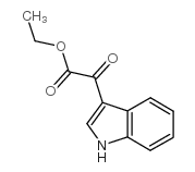 (1H-Indol-3-yl)-oxo-acetic acid ethyl ester Structure