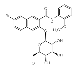 as-bi β-D-半乳糖吡喃糖苷萘酚结构式