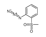 1-azido-2-methylsulfonylbenzene Structure