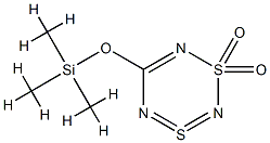 5-(Trimethylsilyl)oxy-1,3,2,4,6-dithiatriazine-3-SIV1,1-dioxide结构式