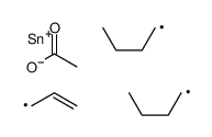 [dibutyl(prop-2-enyl)stannyl] acetate Structure