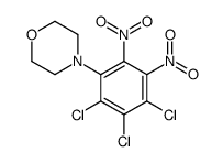 4-(2,3,4-trichloro-5,6-dinitrophenyl)morpholine Structure