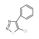 4-苯基-5-氯-1,2,3-噻重氮结构式