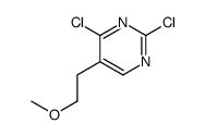 2,4-dichloro-5-(2-methoxyethyl)pyrimidine结构式