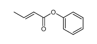 phenyl (2E)-but-2-enoate Structure