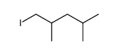 1-iodo-2,4-dimethylpentane结构式