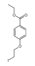 ethyl 4-(2-iodoethoxy)benzoate结构式