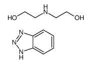 2,2'-iminobisethanol, compound with 1H-benzotriazole Structure