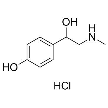 Synephrine hydrochloride structure