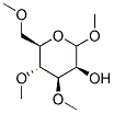 Methyl 3-O,4-O,6-O-trimethyl-α-D-mannopyranoside Structure