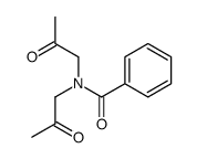 N,N-bis(2-oxopropyl)benzamide Structure