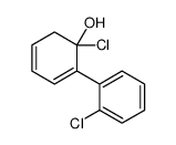 1-chloro-2-(2-chlorophenyl)cyclohexa-2,4-dien-1-ol结构式
