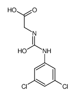 N-[[(3,5-二氯苯基)氨基]羰基]甘氨酸结构式