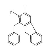 1-benzyl-2,3-dimethyl-9H-indeno[2,1-c]pyridin-2-ium,iodide Structure