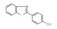 4-(1,3-苯并噻唑-2-基)苯酚结构式