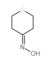 4H-Thiopyran-4-one,tetrahydro-, oxime Structure