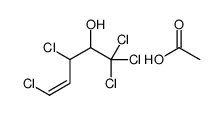acetic acid,1,1,1,3,5-pentachloropent-4-en-2-ol结构式