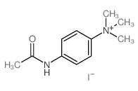 AMMONIUM, (p-ACETAMIDOPHENYL)TRIMETHYL-, IODIDE结构式