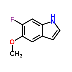 6-氟-5-甲氧基吲哚结构式