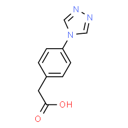 2-(4-(4H-1,2,4-Triazol-4-yl)phenyl)acetic acid Structure