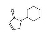 1-cyclohexyl-2H-pyrrol-5-one结构式