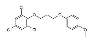 1,3,5-trichloro-2-[3-(4-methoxyphenoxy)propoxy]benzene结构式